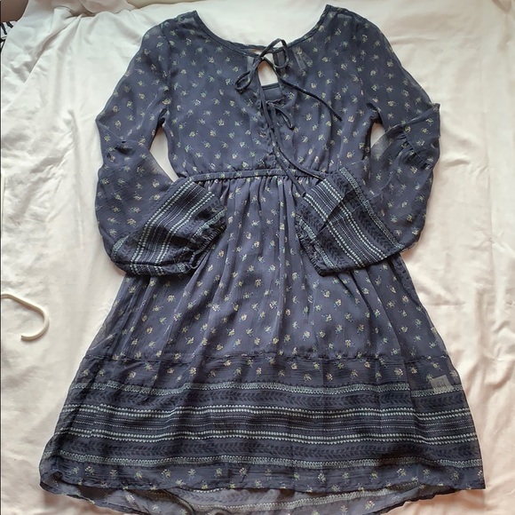 Mudd Dresses & Skirts - 💕3/$25💕 MUDD Blue Peasant Dress